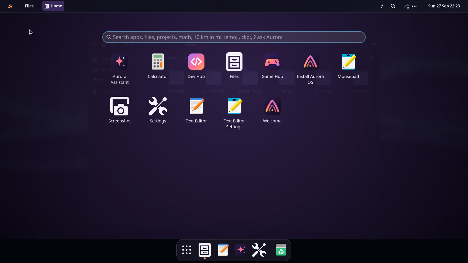 Launchpad with every installed app
