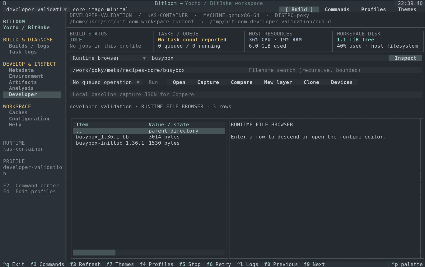 Selectable runtime files · kas-container